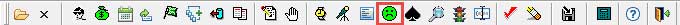 facs toolbar with view edit errors button highlighted.